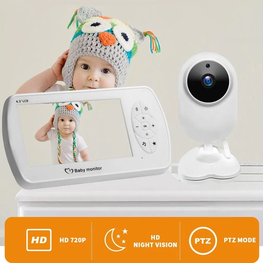 4.3 inch Video Baby Monitor Camera with Clamp