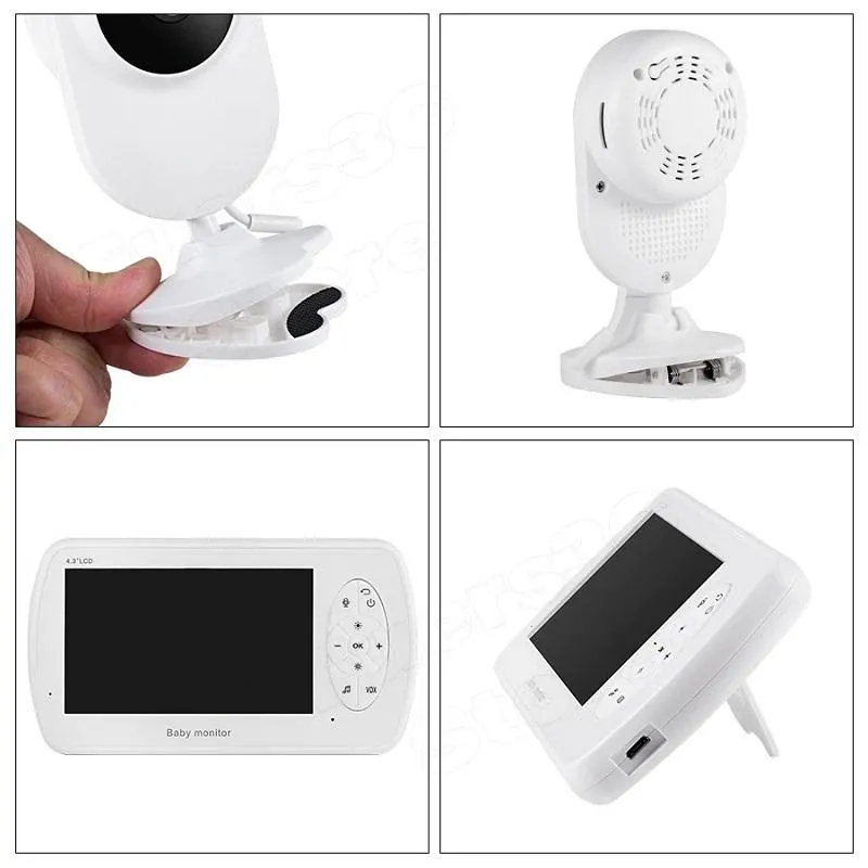 4.3 inch Video Baby Monitor Camera with Clamp