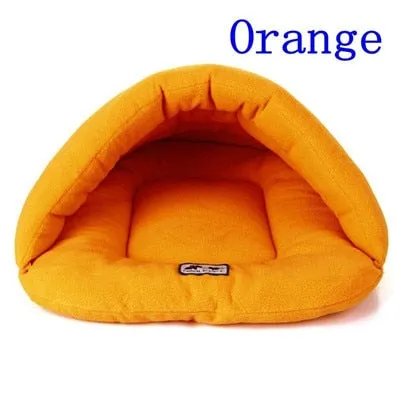 6 Colors Soft Polar Fleece Winter Warm Pet Heated Mat Small Dog Puppy Kennel House for Cats Sleeping Bag Nest Cave Bed