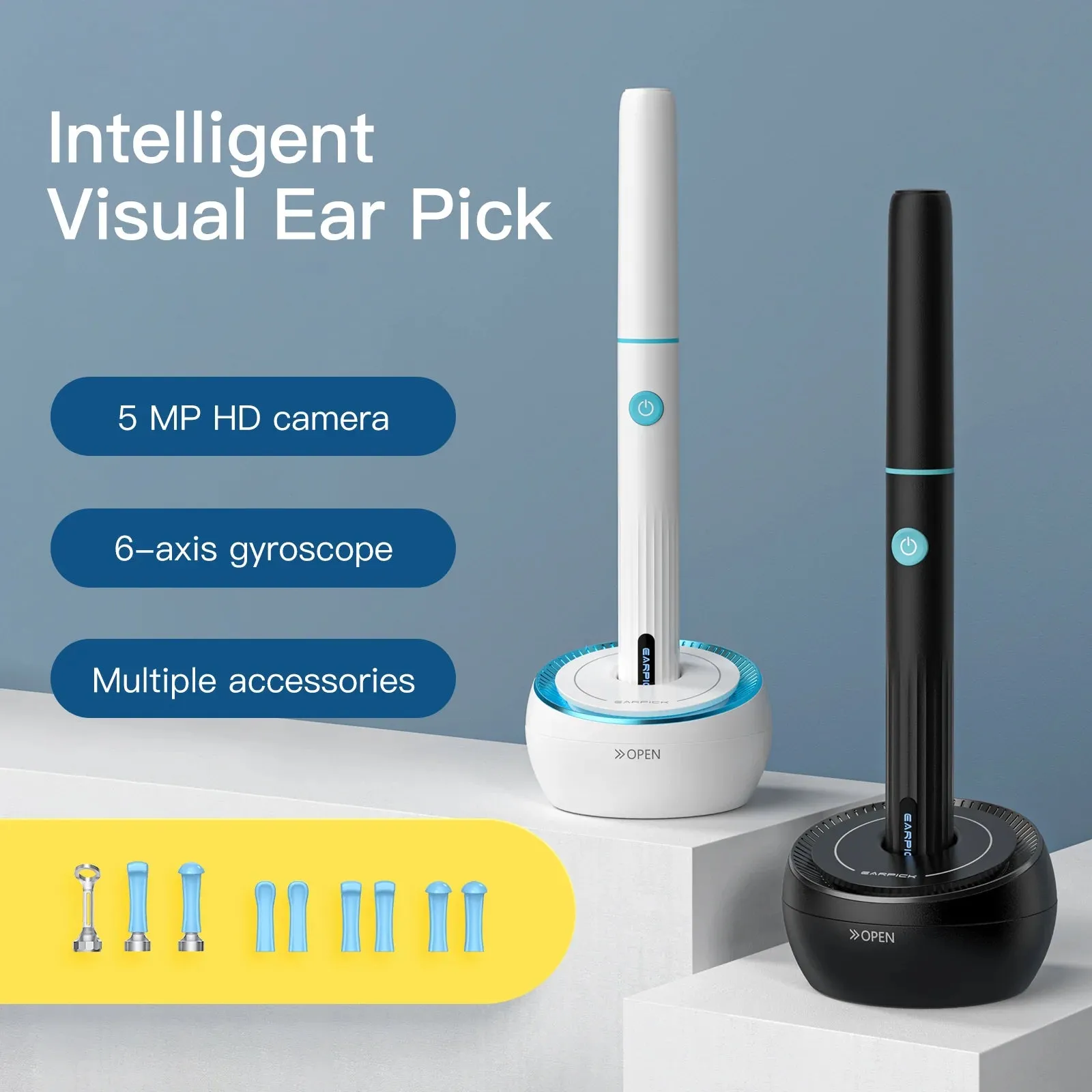 800W Pixels Endoscopic Mini Ear Camera Cleaner