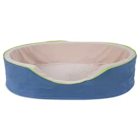 Aspen Pet Plush/Suede Oval Lounger