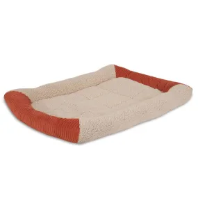 Aspen Self Warming Bolster Dog Mat Barn Red, Cream 1ea/16 in X 9 in