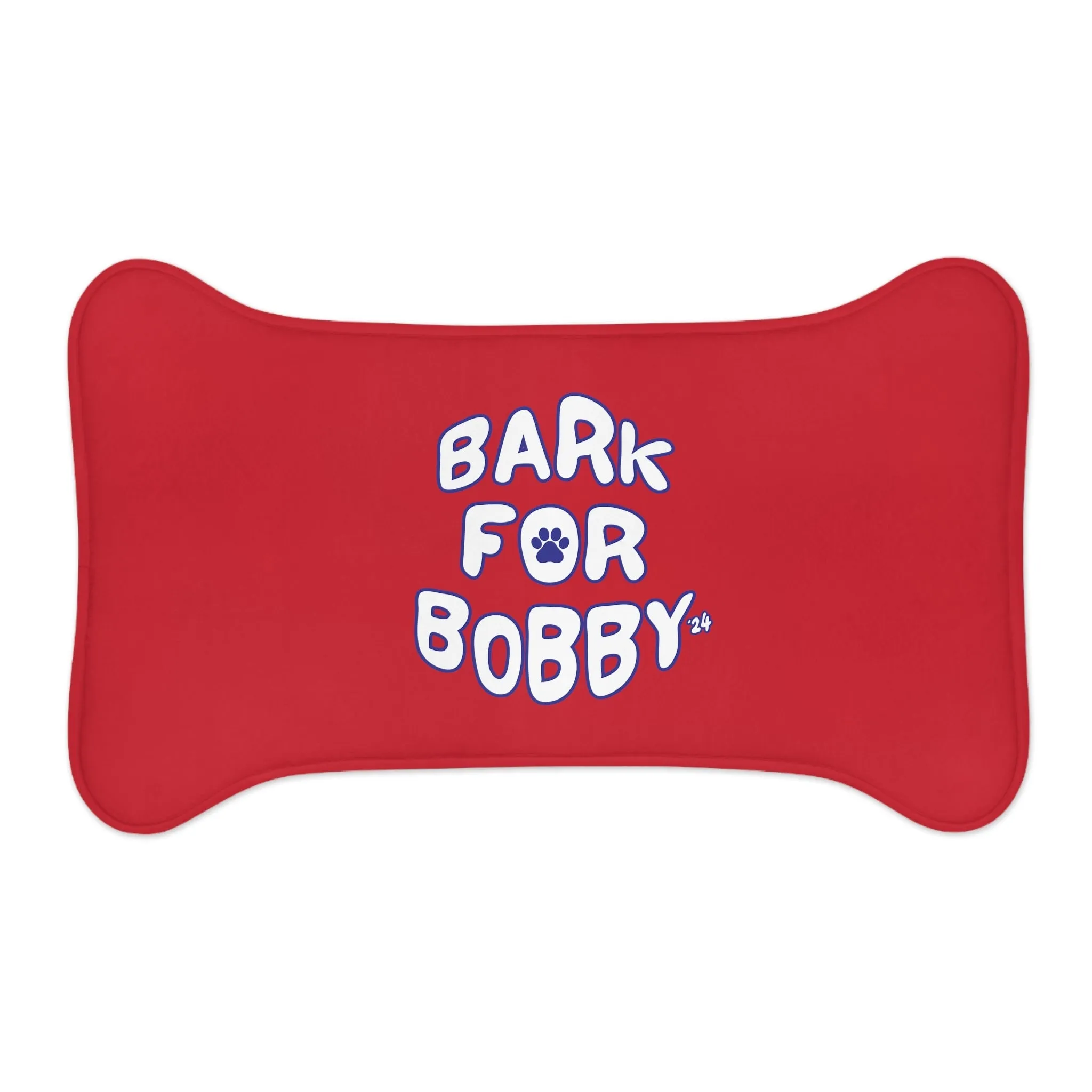 Bark for Bobby Pet Red Feeding Mats