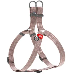 Brown Cotton Dog Harness Eco Friendly for Small Dogs S Size 1722 inch Neck