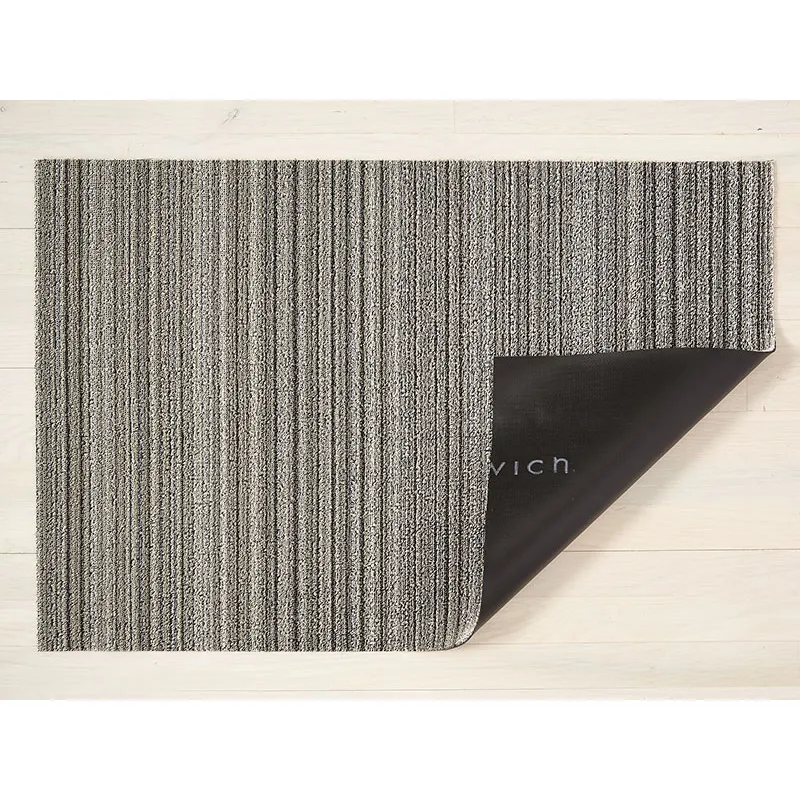 Chilewich Skinny Stripe Birch Shag Mat