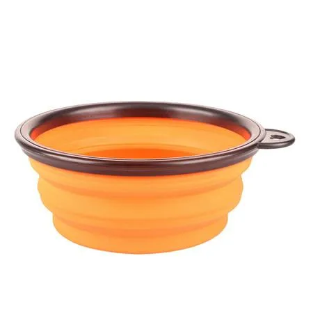 Collapsible Silicone Dog Bowl