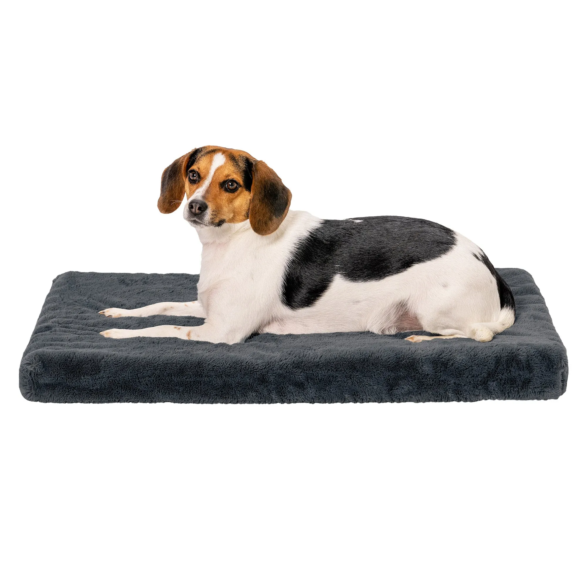 Crate Mat - Plush Faux Fur Orthopedic Pet Bed