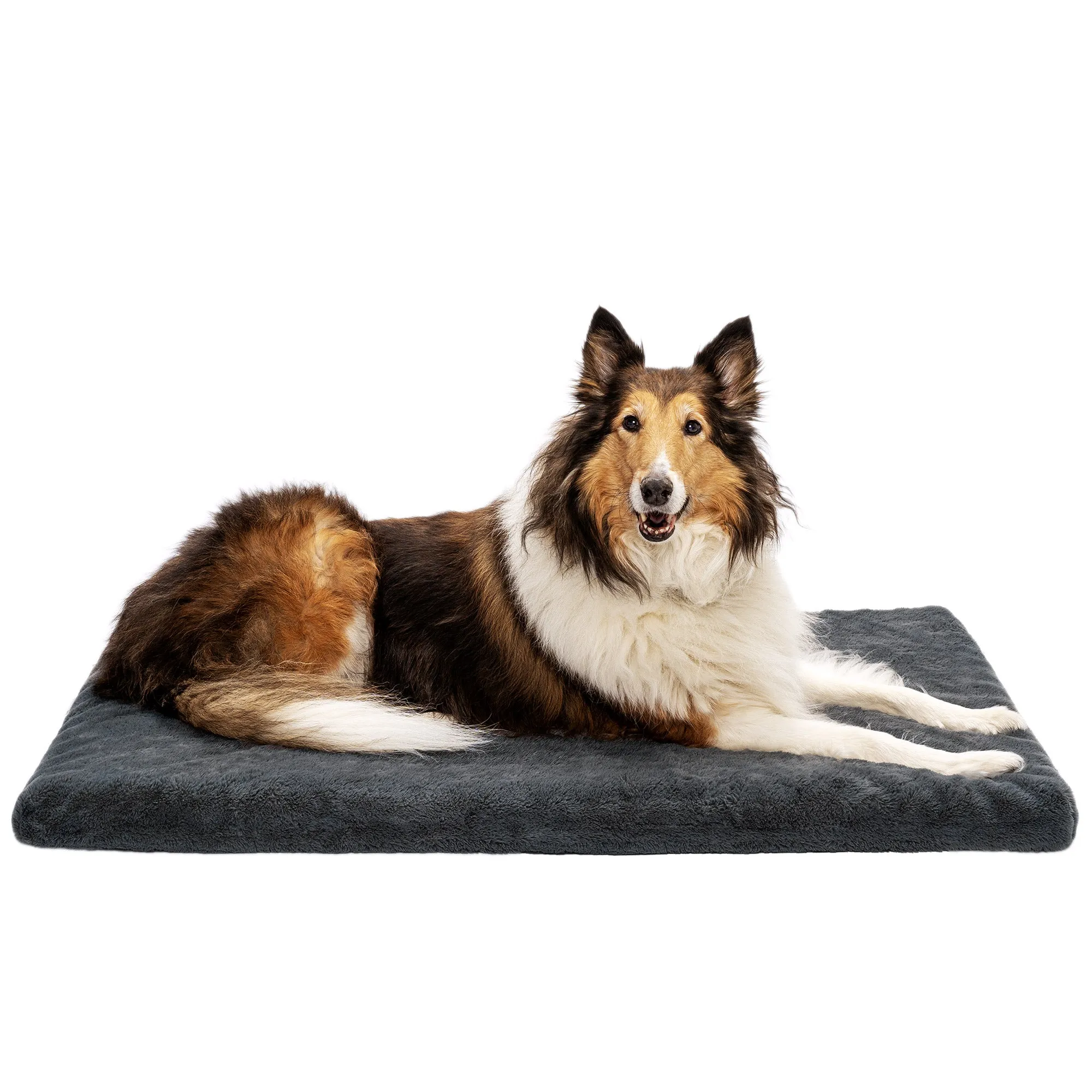 Crate Mat - Plush Faux Fur Orthopedic Pet Bed