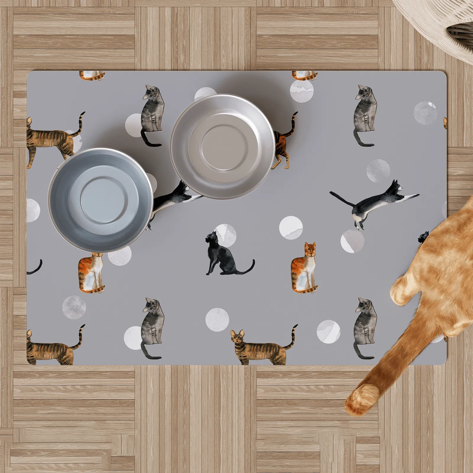 Custom Photo Pet Food Placemat