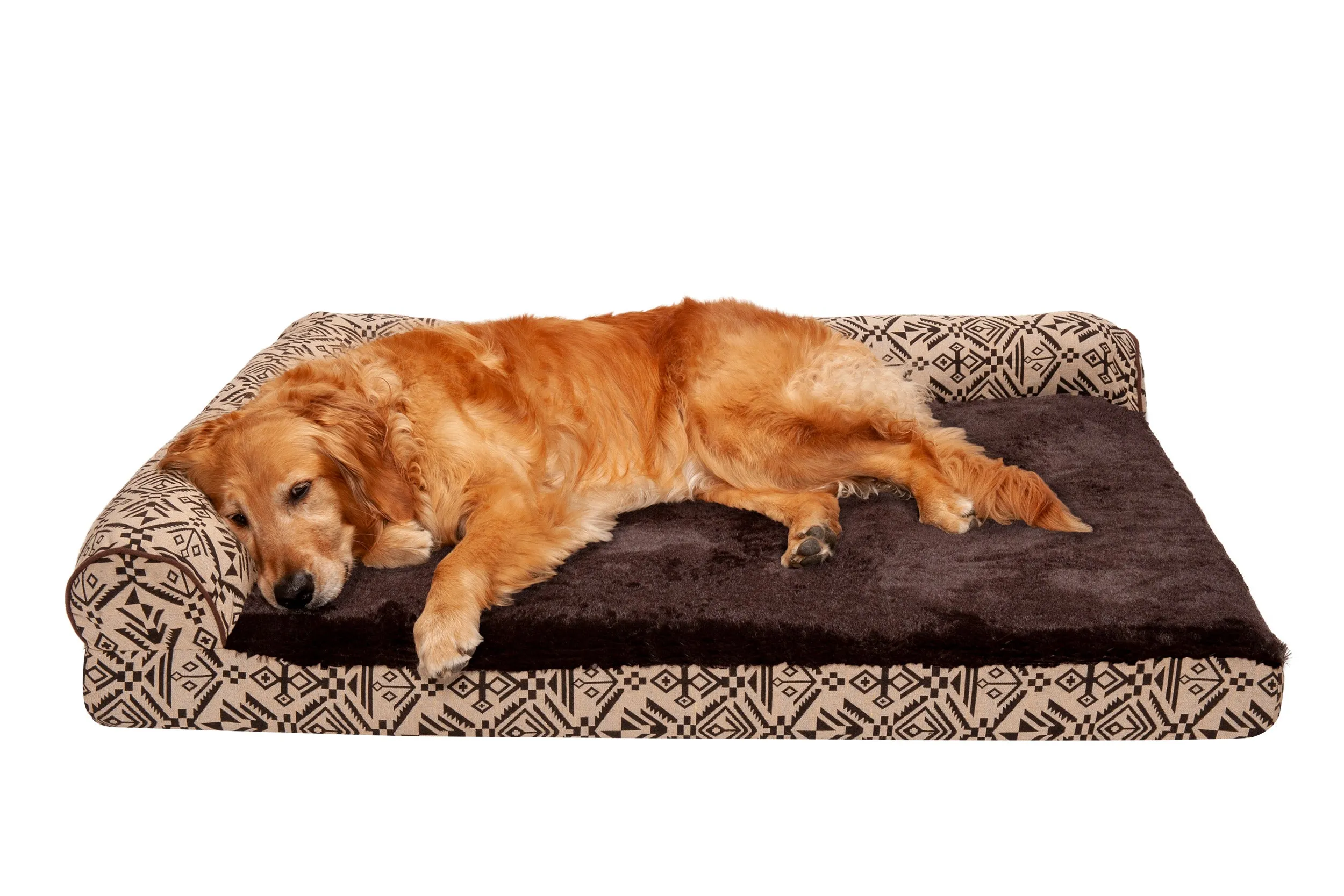 Deluxe Chaise Lounge Dog Bed - Southwest Kilim