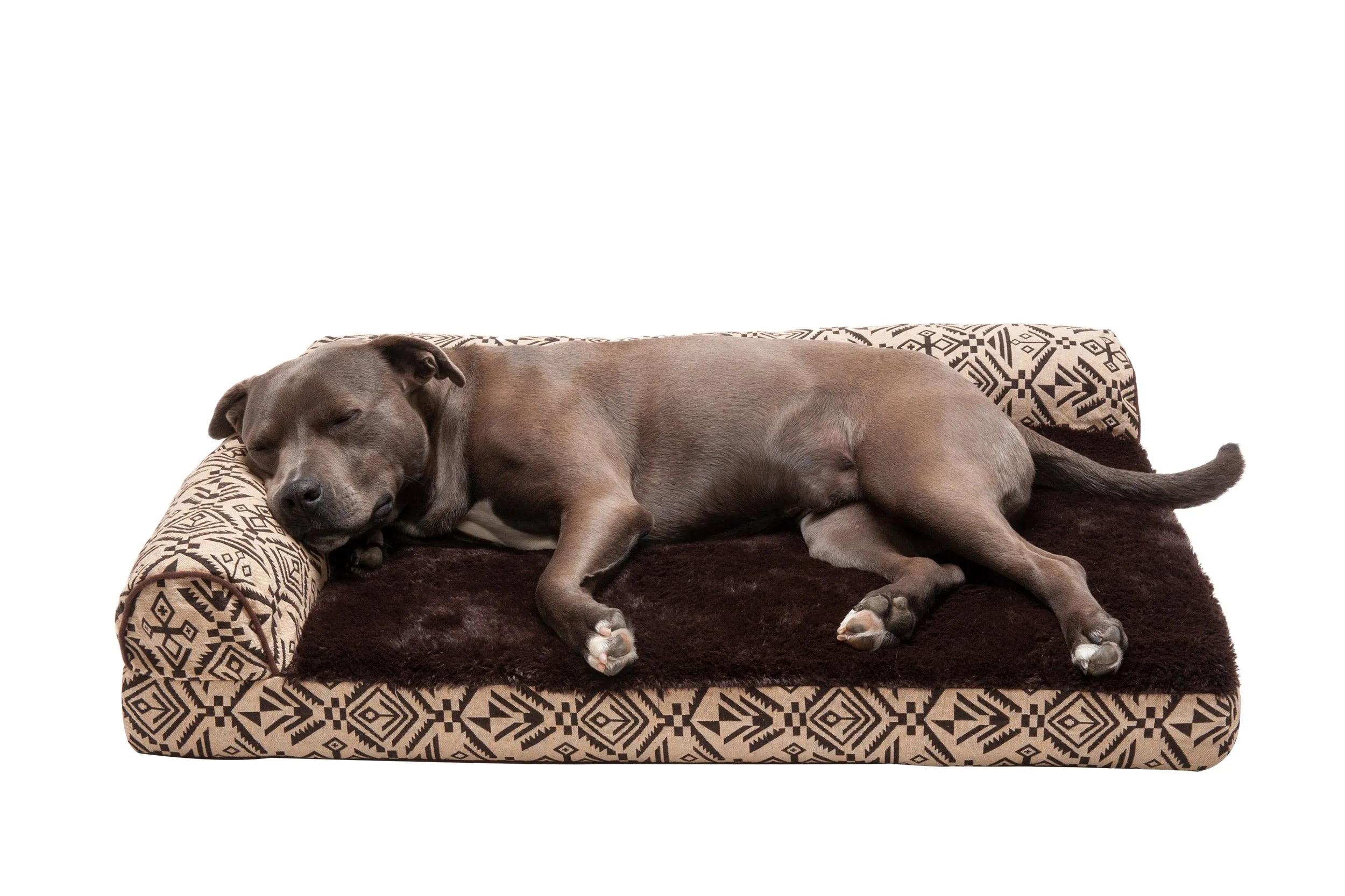 Deluxe Chaise Lounge Dog Bed - Southwest Kilim