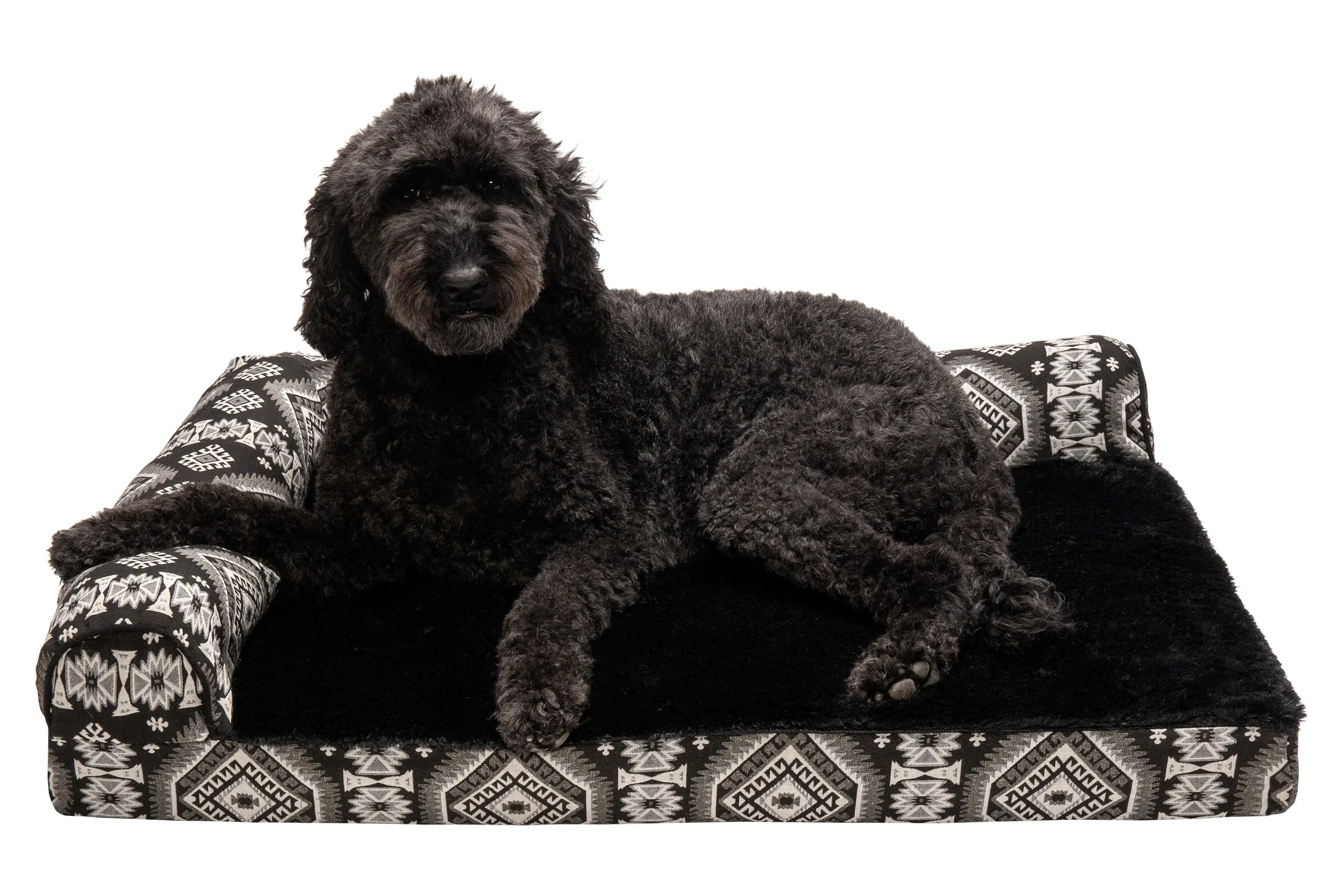 Deluxe Chaise Lounge Dog Bed - Southwest Kilim