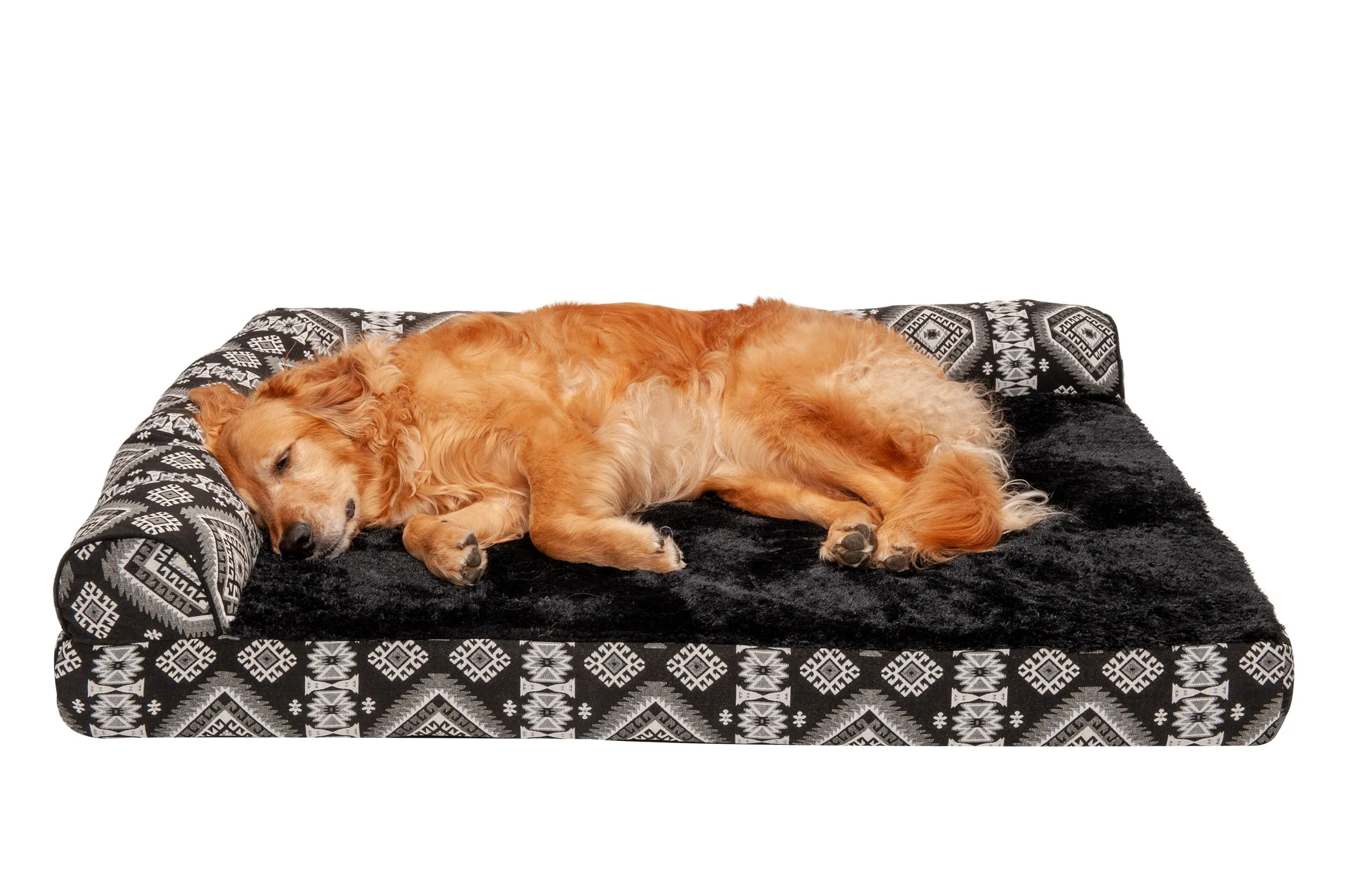 Deluxe Chaise Lounge Dog Bed - Southwest Kilim