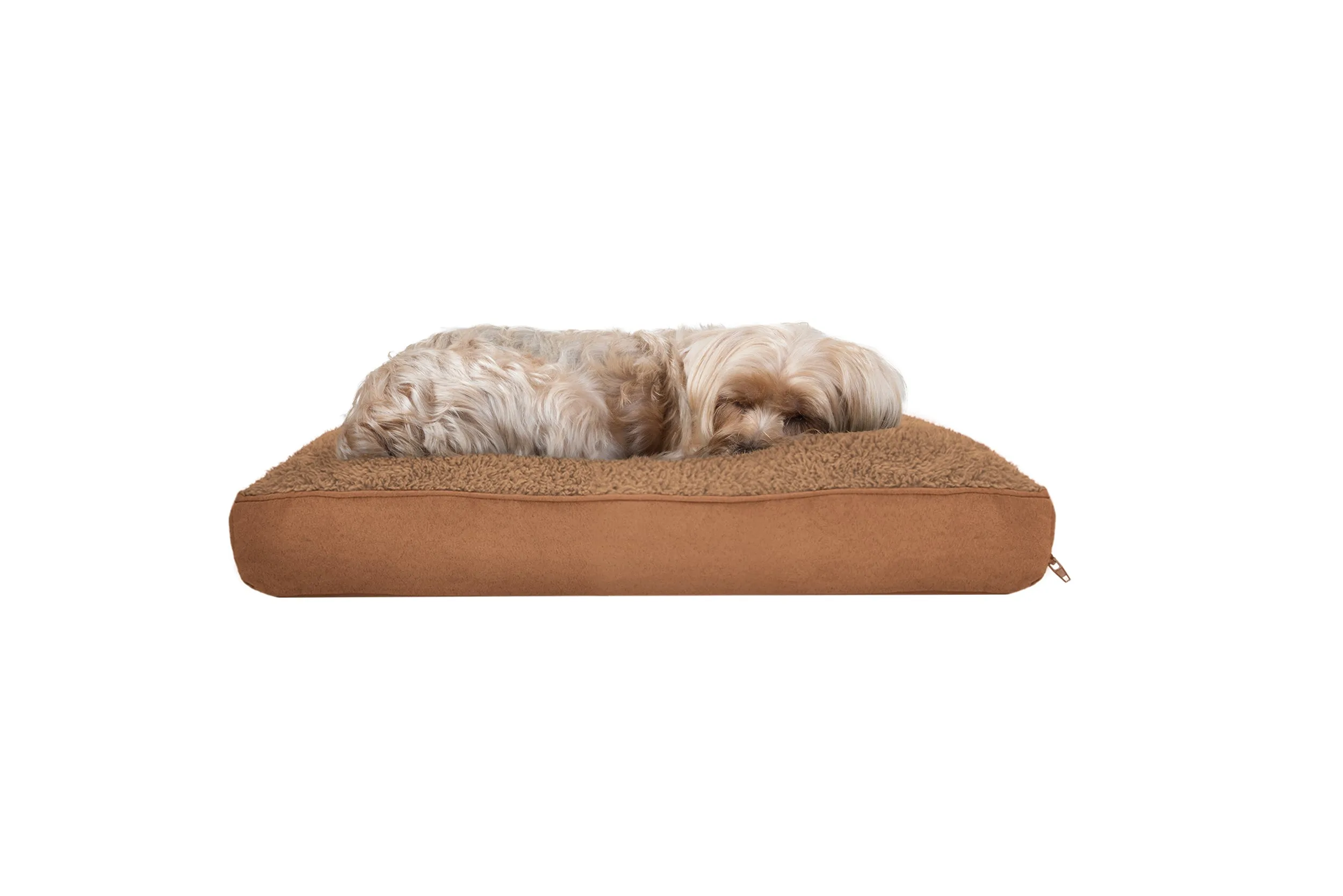 Deluxe Mattress Dog Bed - Terry & Suede