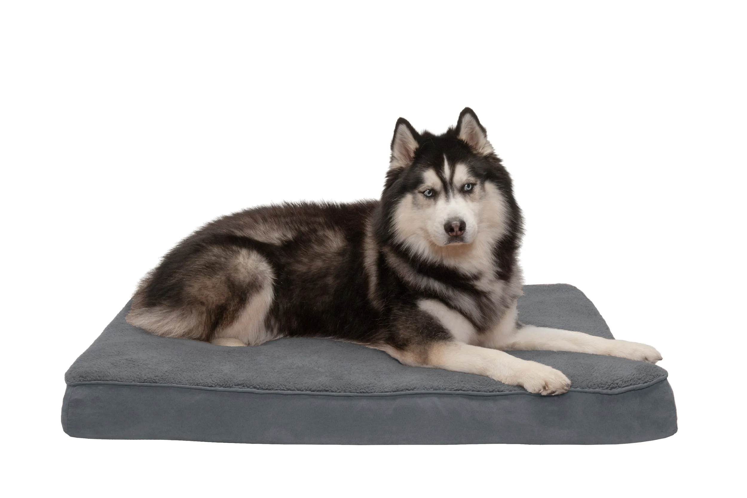 Deluxe Mattress Dog Bed - Terry & Suede