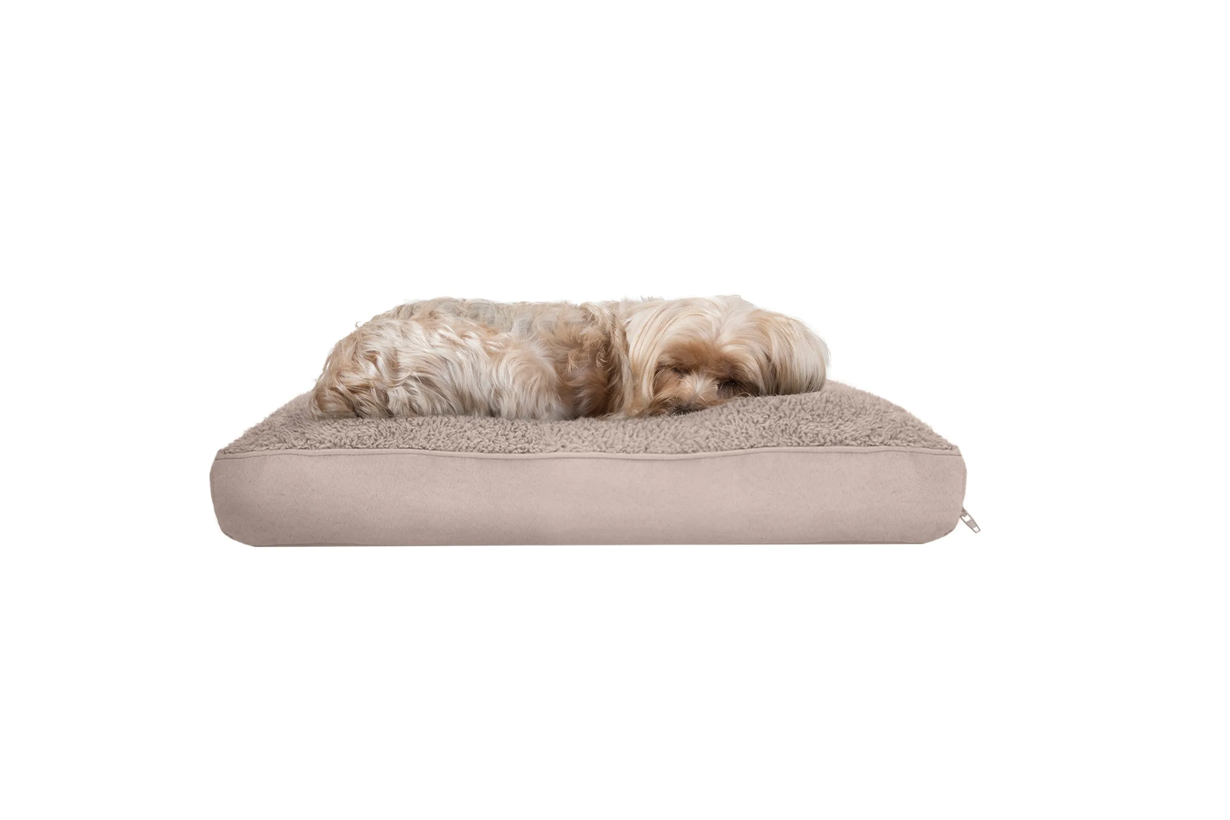 Deluxe Mattress Dog Bed - Terry & Suede