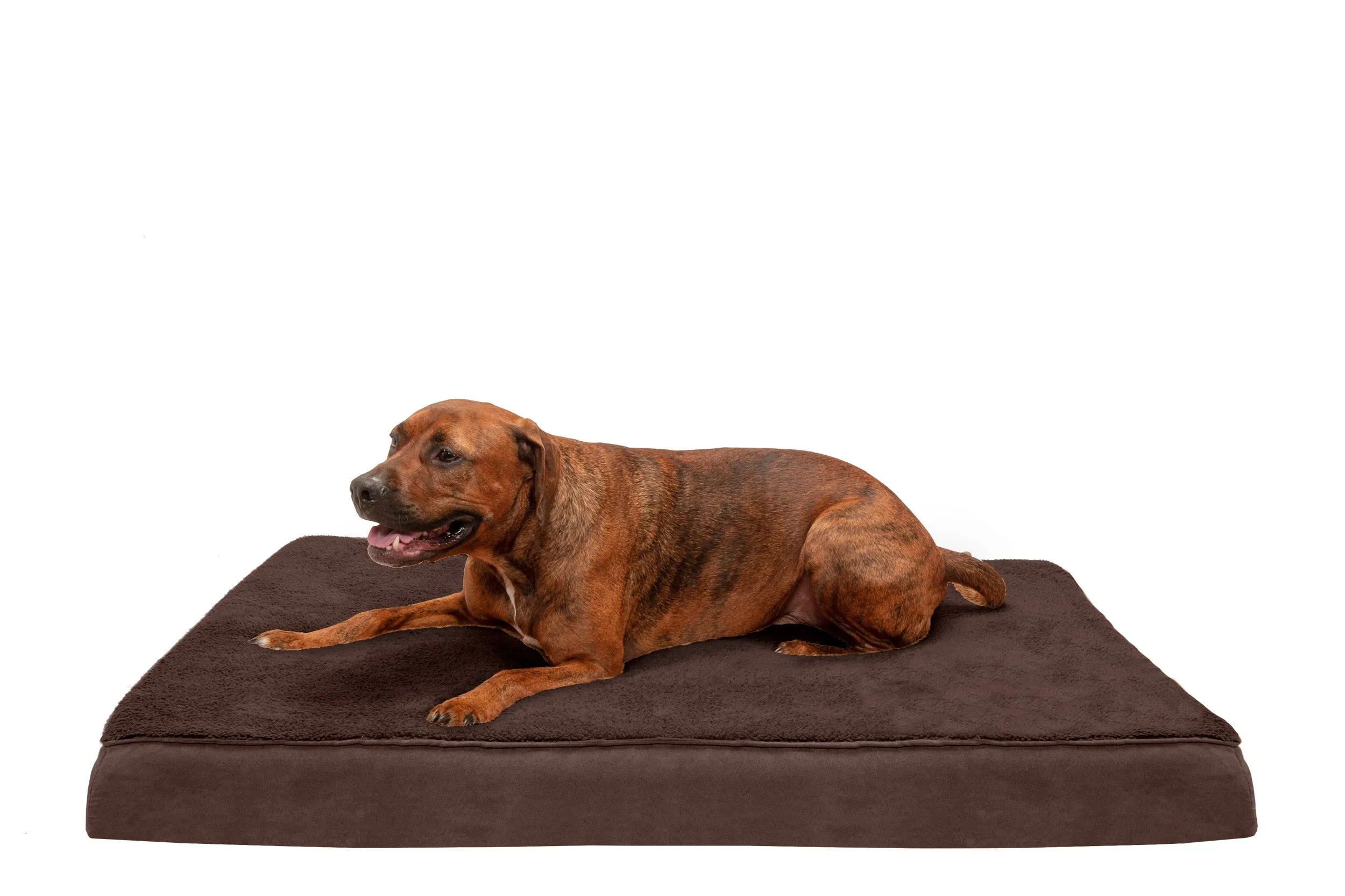 Deluxe Mattress Dog Bed - Terry & Suede