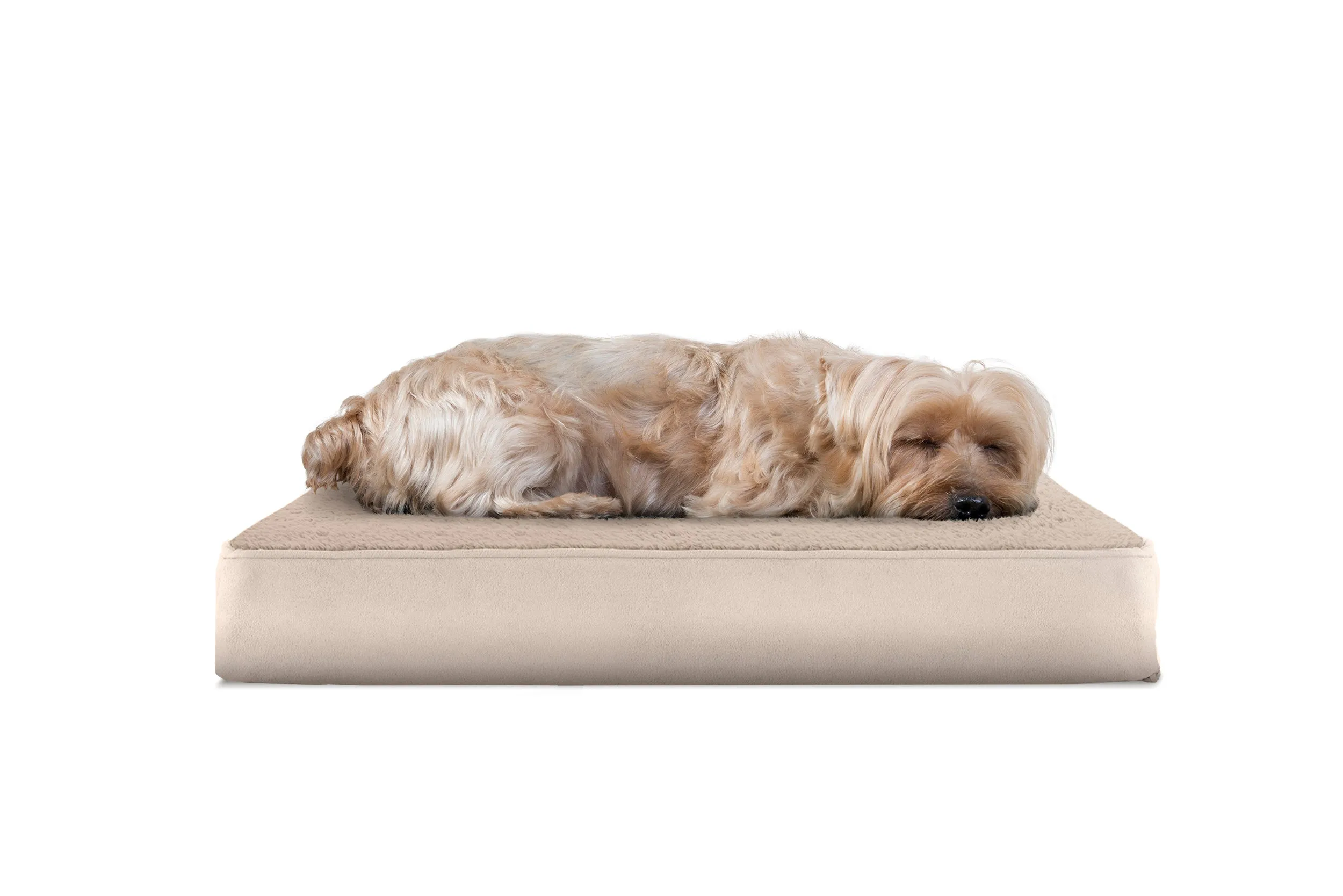 Deluxe Mattress Dog Bed - Terry & Suede