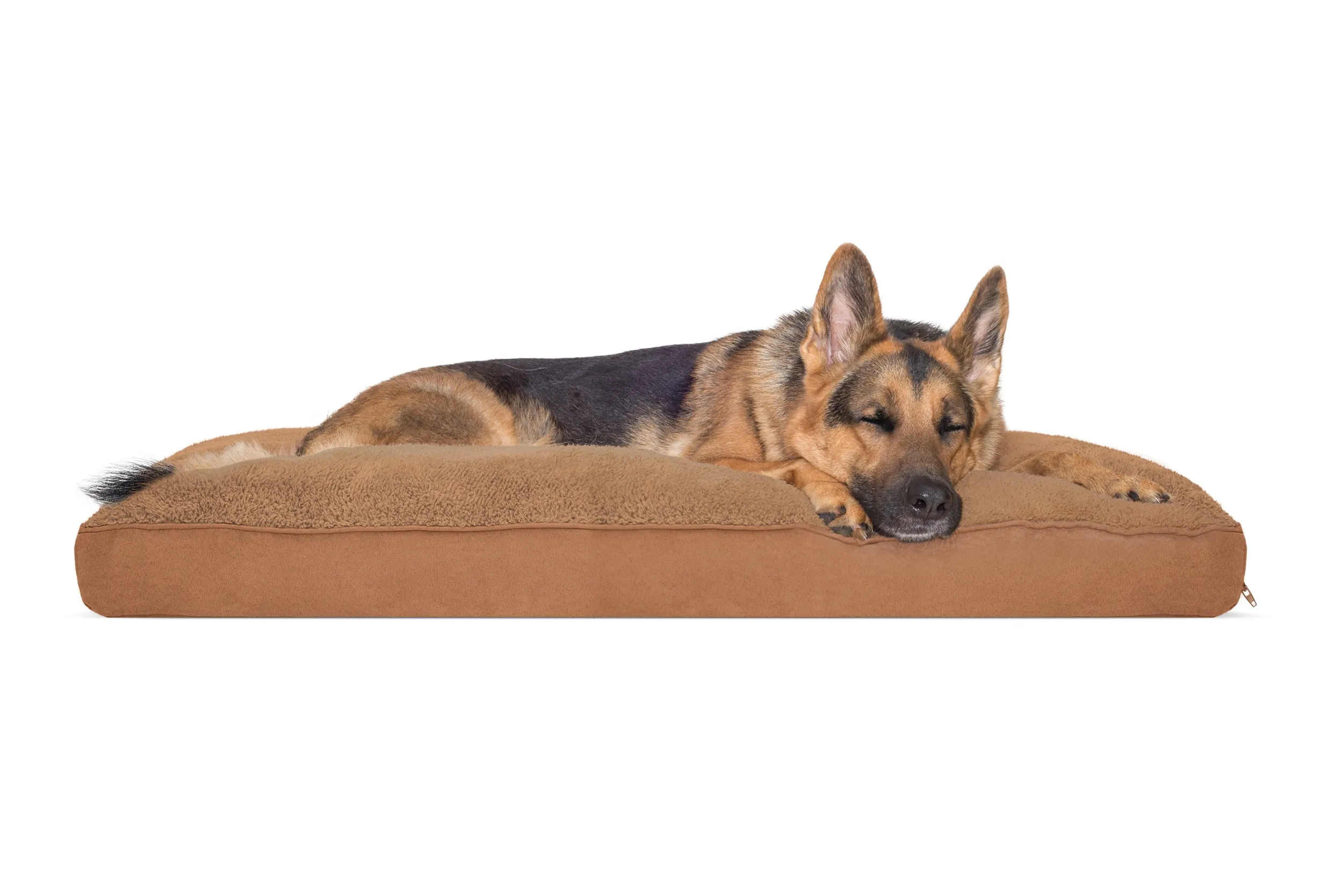 Deluxe Mattress Dog Bed - Terry & Suede