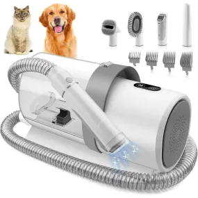 Dog Grooming Kit with Vacuum Cleaner - 5 Tools for Pet Grooming