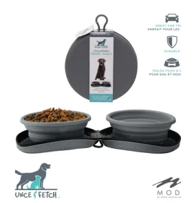 Dual Collapsible Travel Bowls (2 Colours) (Restocked!)