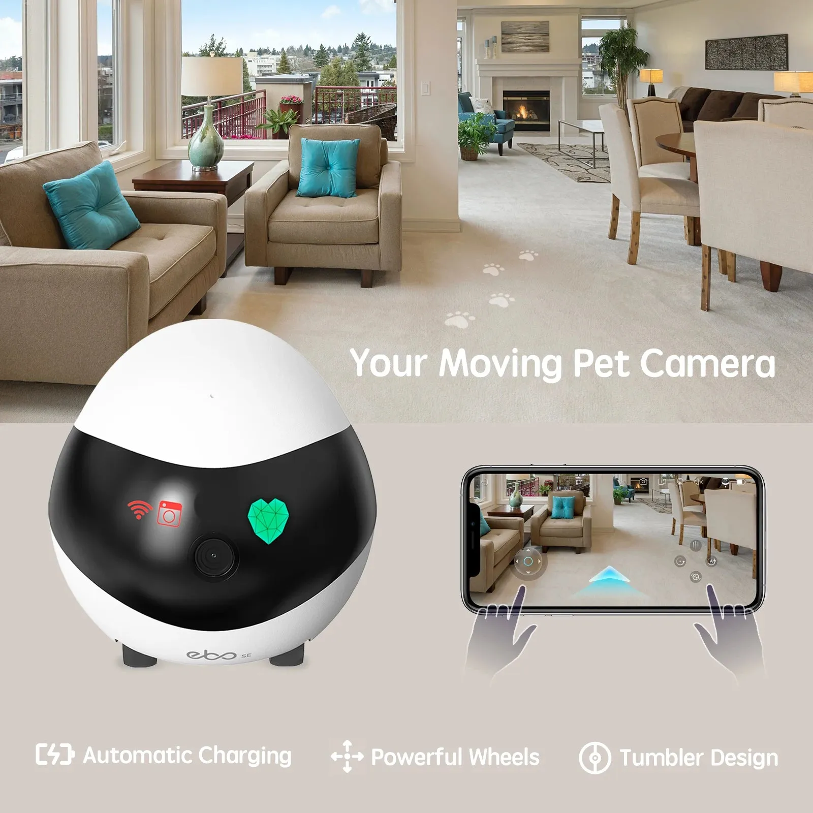 Enabot Indoor Surveillance Pet Bot