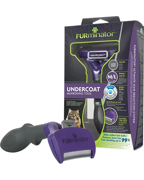 Furminator Undercoat DeShedding Medium/Large Cat Long Hair