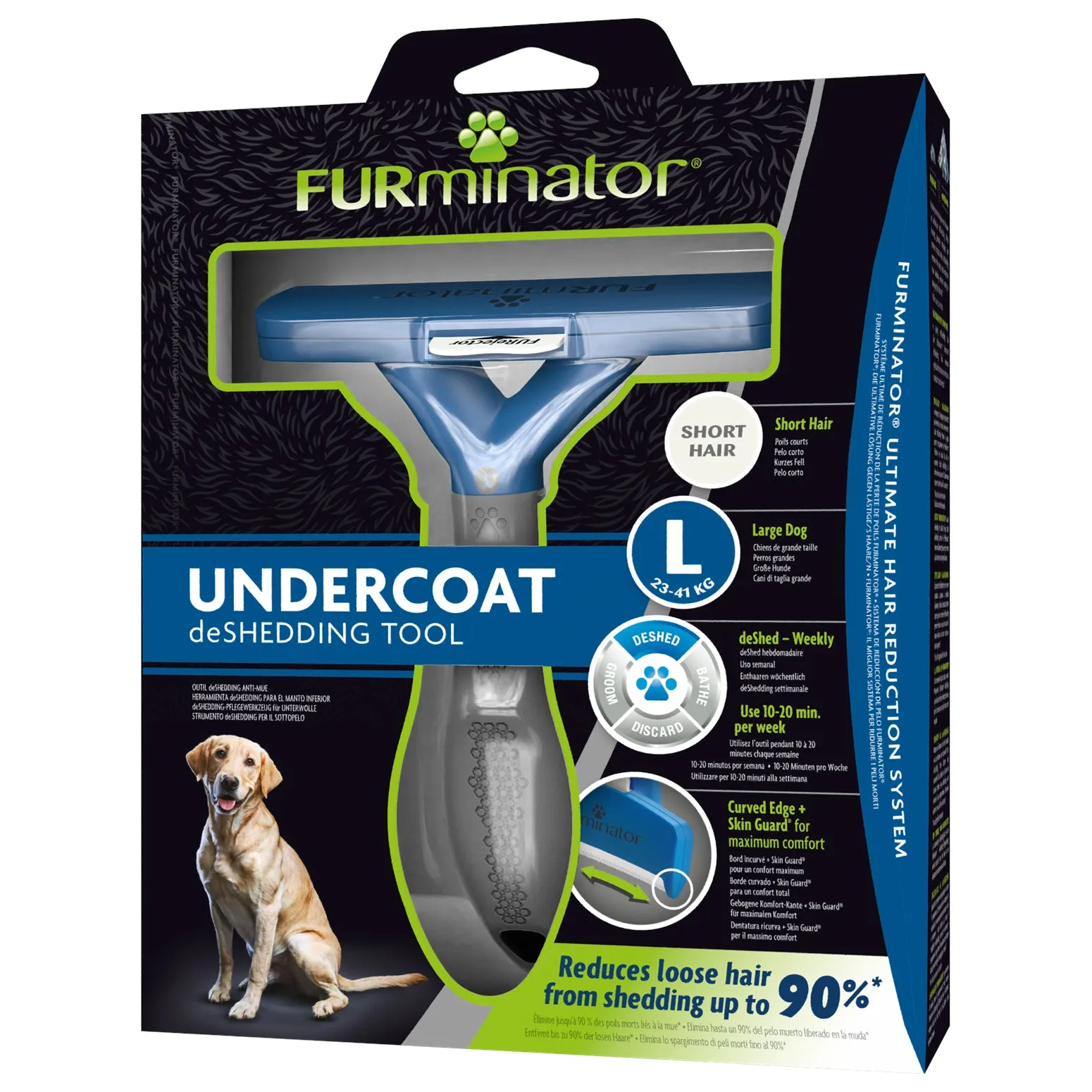 FURminator Undercoat deShedding Tools for Large Dogs