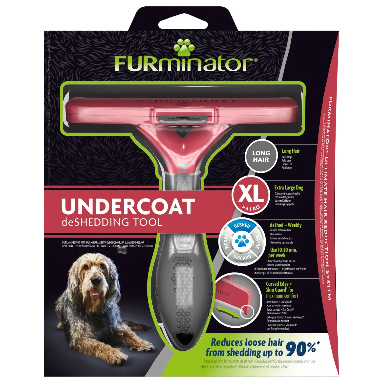 FURminator Undercoat deShedding Tools for X-Large Dogs