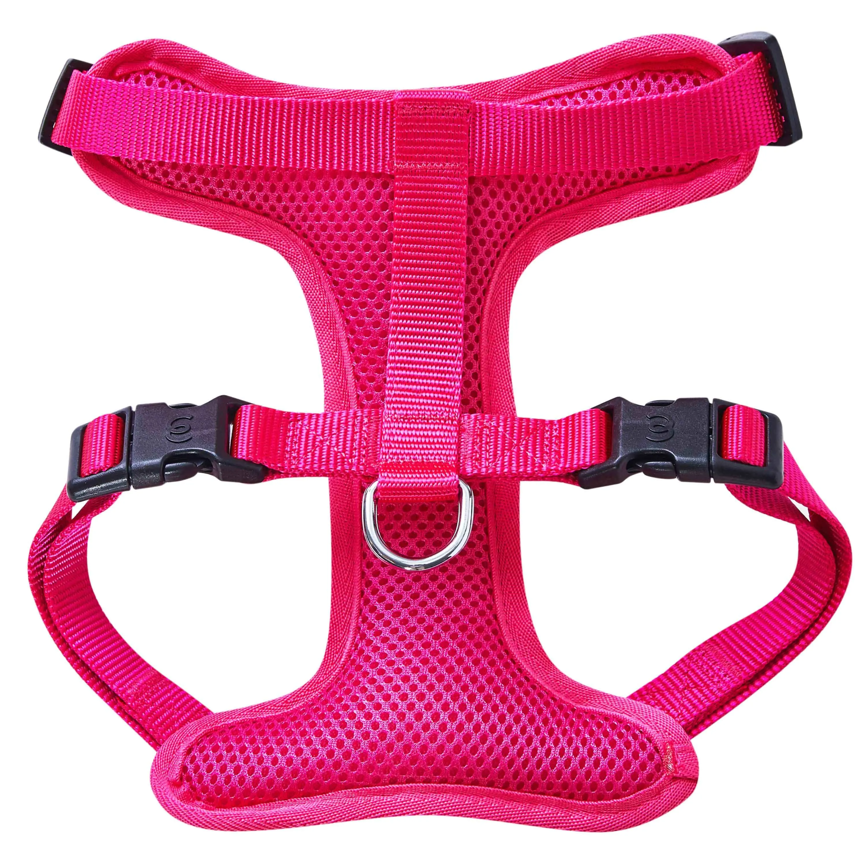 H Shape Adjustable Nylon Harness Vest for Girl Boy Dogs, Blue Pink Green..