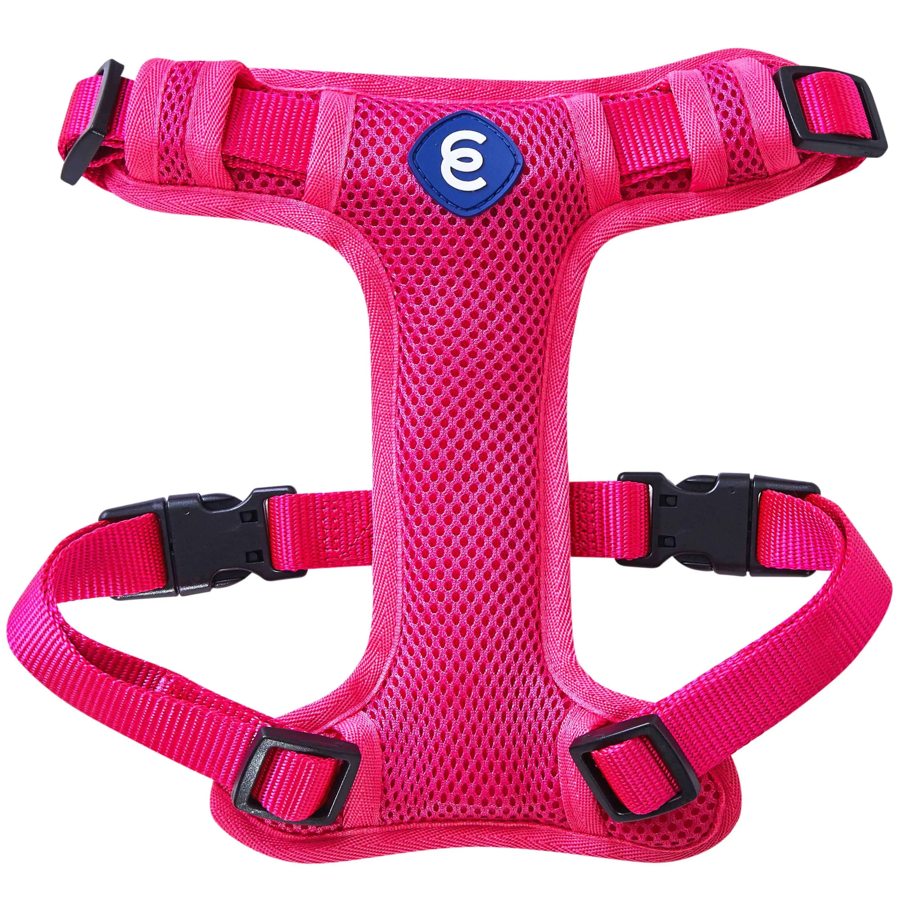 H Shape Adjustable Nylon Harness Vest for Girl Boy Dogs, Blue Pink Green..