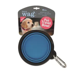 Henry Wag Large Collapsible Silicone Travel Bowl