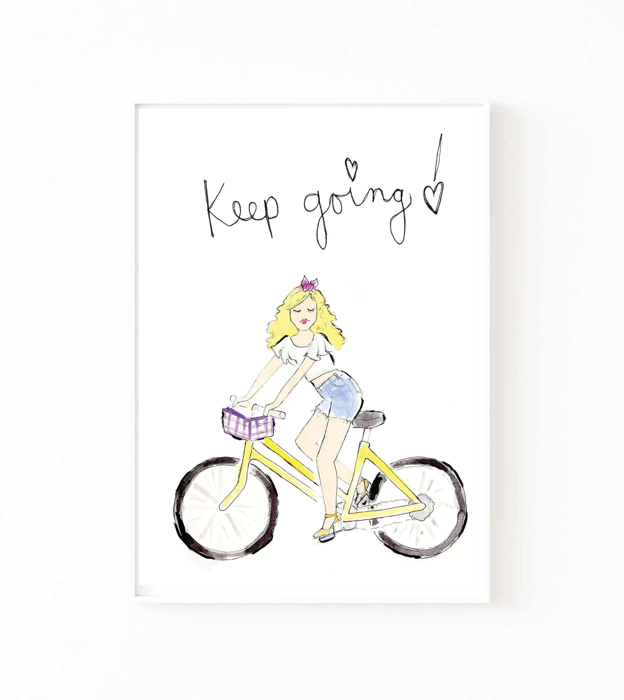 Keep Going Art Print