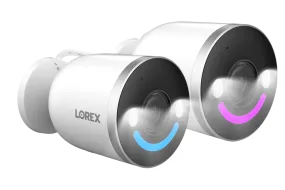 Lorex 4K Spotlight Indoor/Outdoor Wi-Fi 6 Security Camera with Smart Security Lighting - 2 Pack