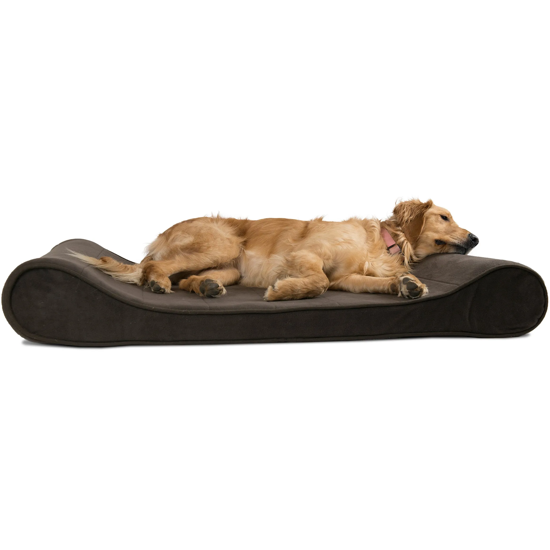 Luxe Lounger Contour Dog Bed - Microvelvet