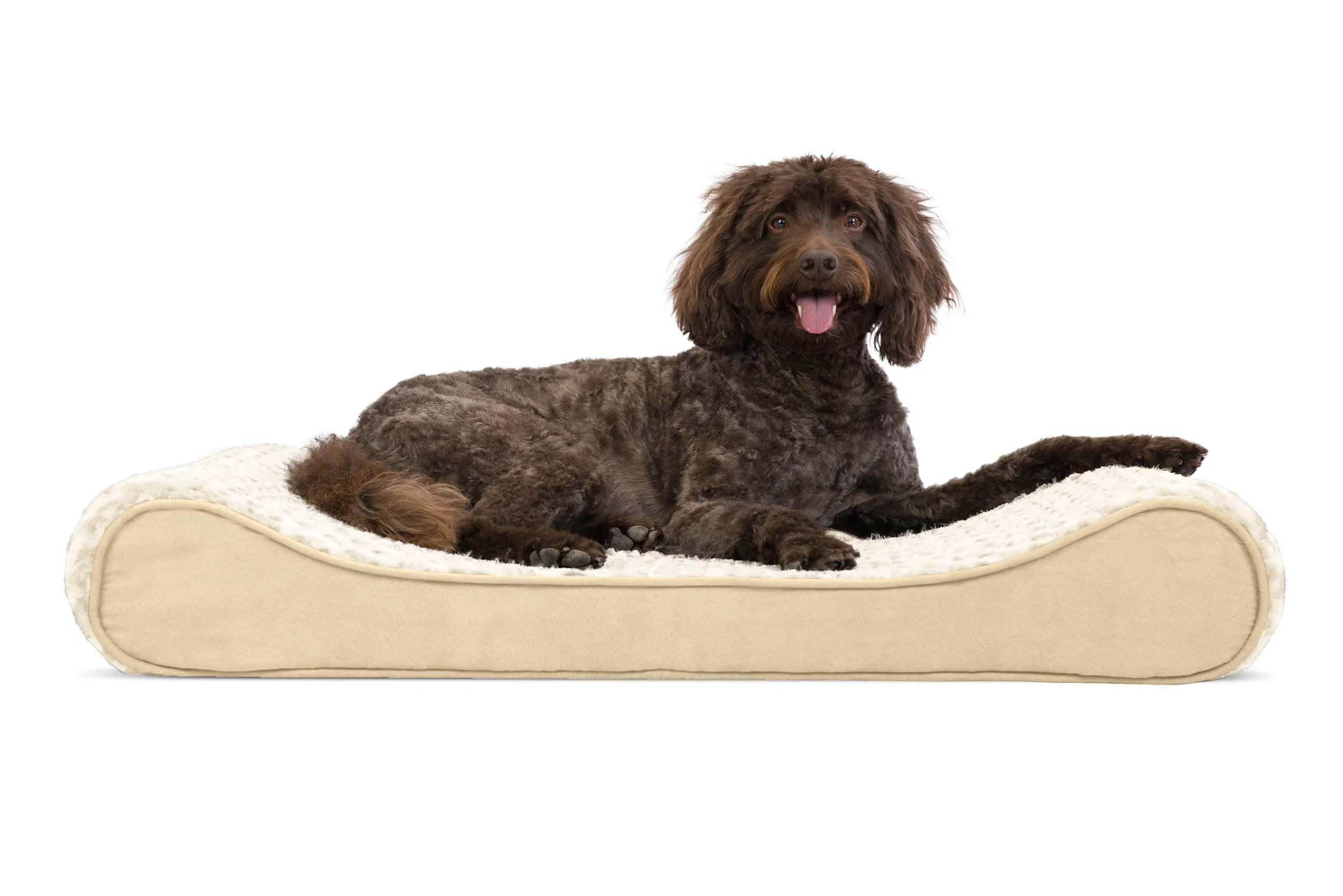 Luxe Lounger Contour Dog Bed - Ultra Plush