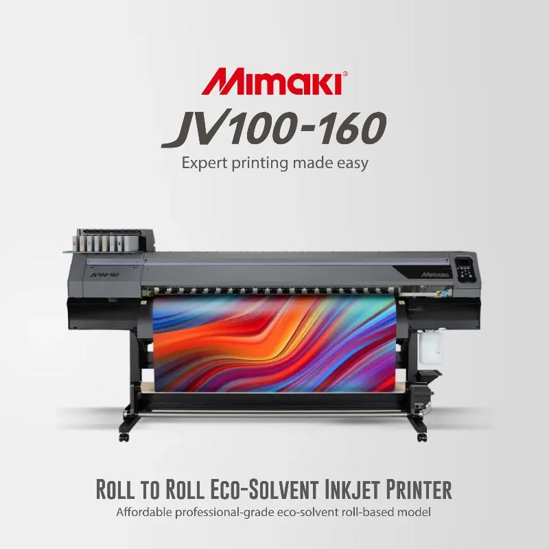 Mimaki JV100-160 Roll to Roll Eco-solvent Inkjet Printer