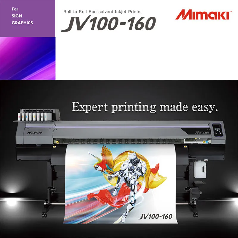 Mimaki JV100-160 Roll to Roll Eco-solvent Inkjet Printer