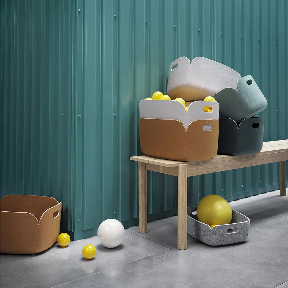 muuto | restore basket | dark green