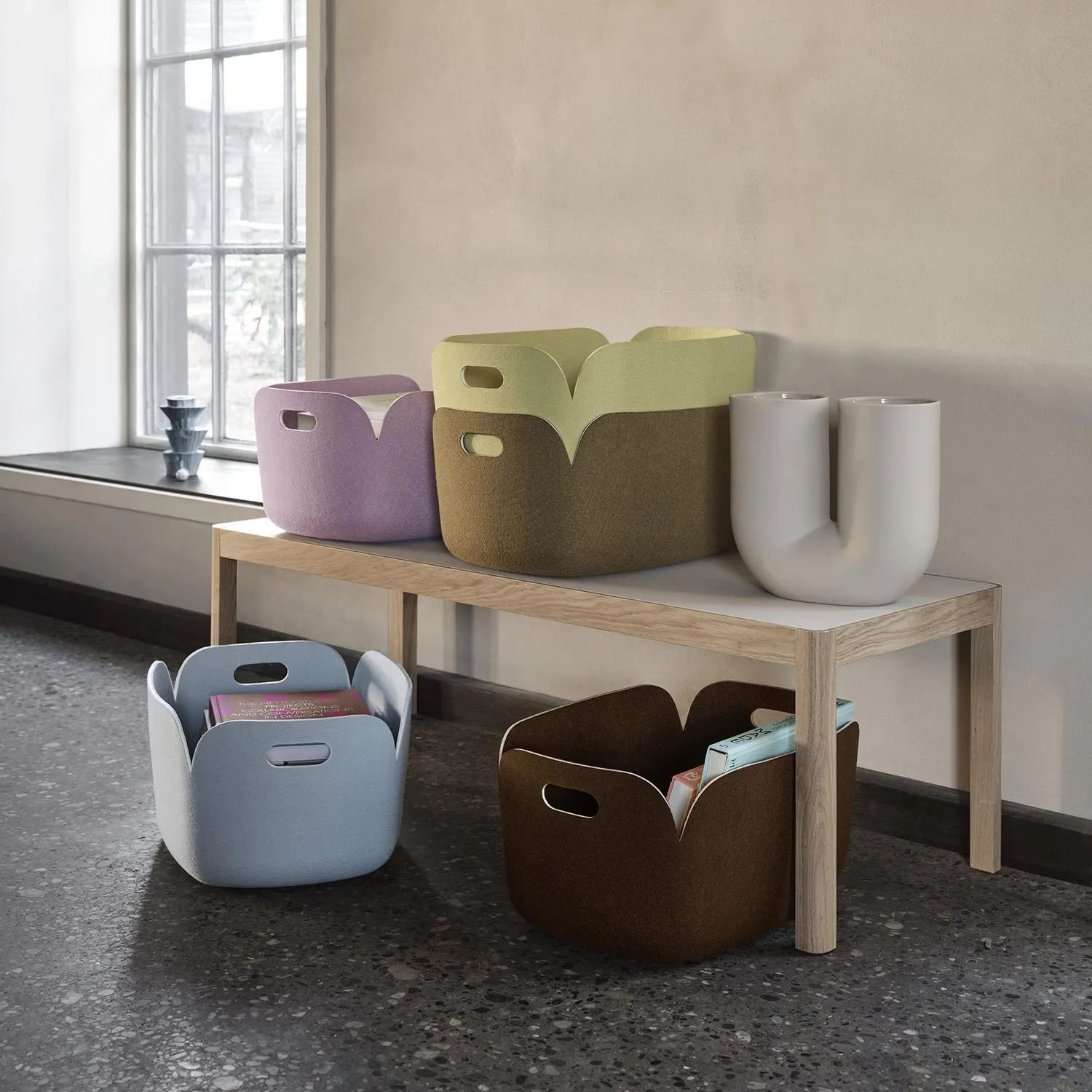 muuto | restore basket | light blue