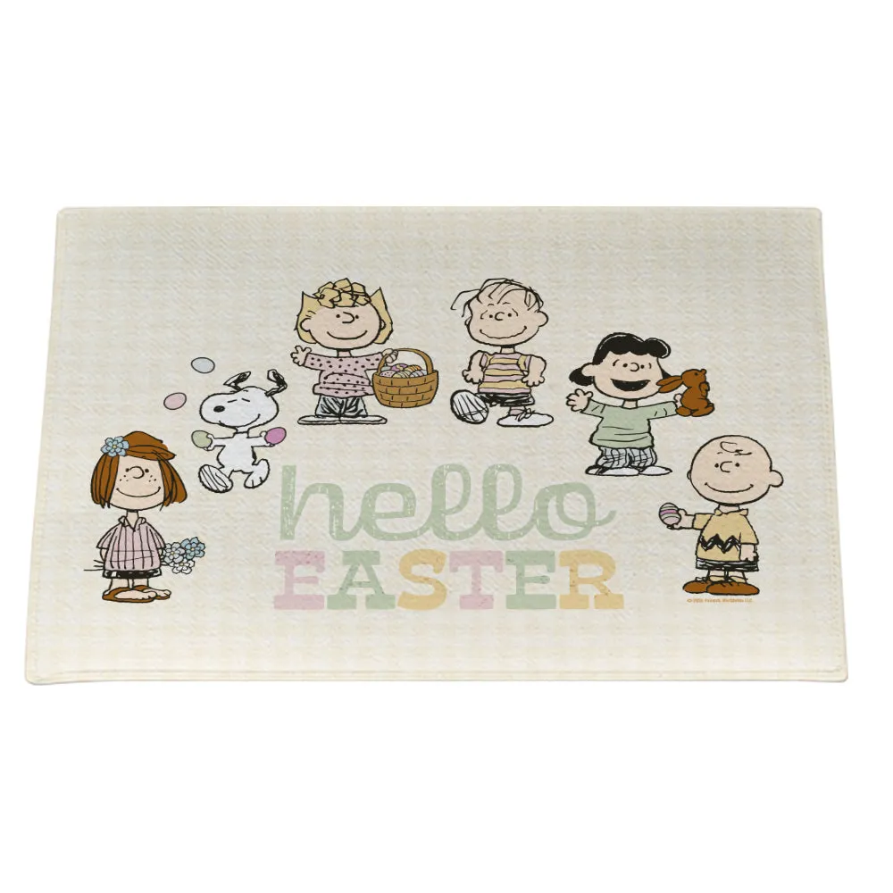 Peanuts Gang Hello Easter Doormat