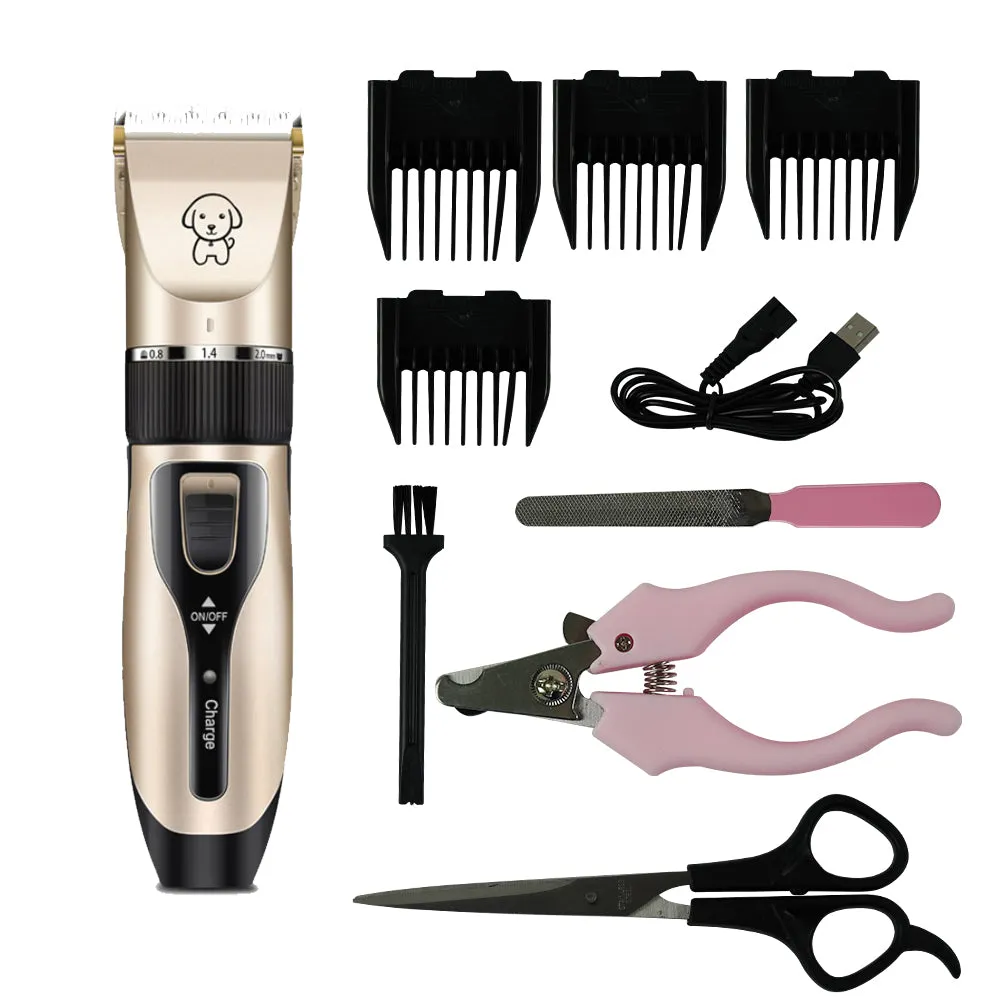 Pet Clippers Professional Electric Pet Hair Shaver- USB Charging