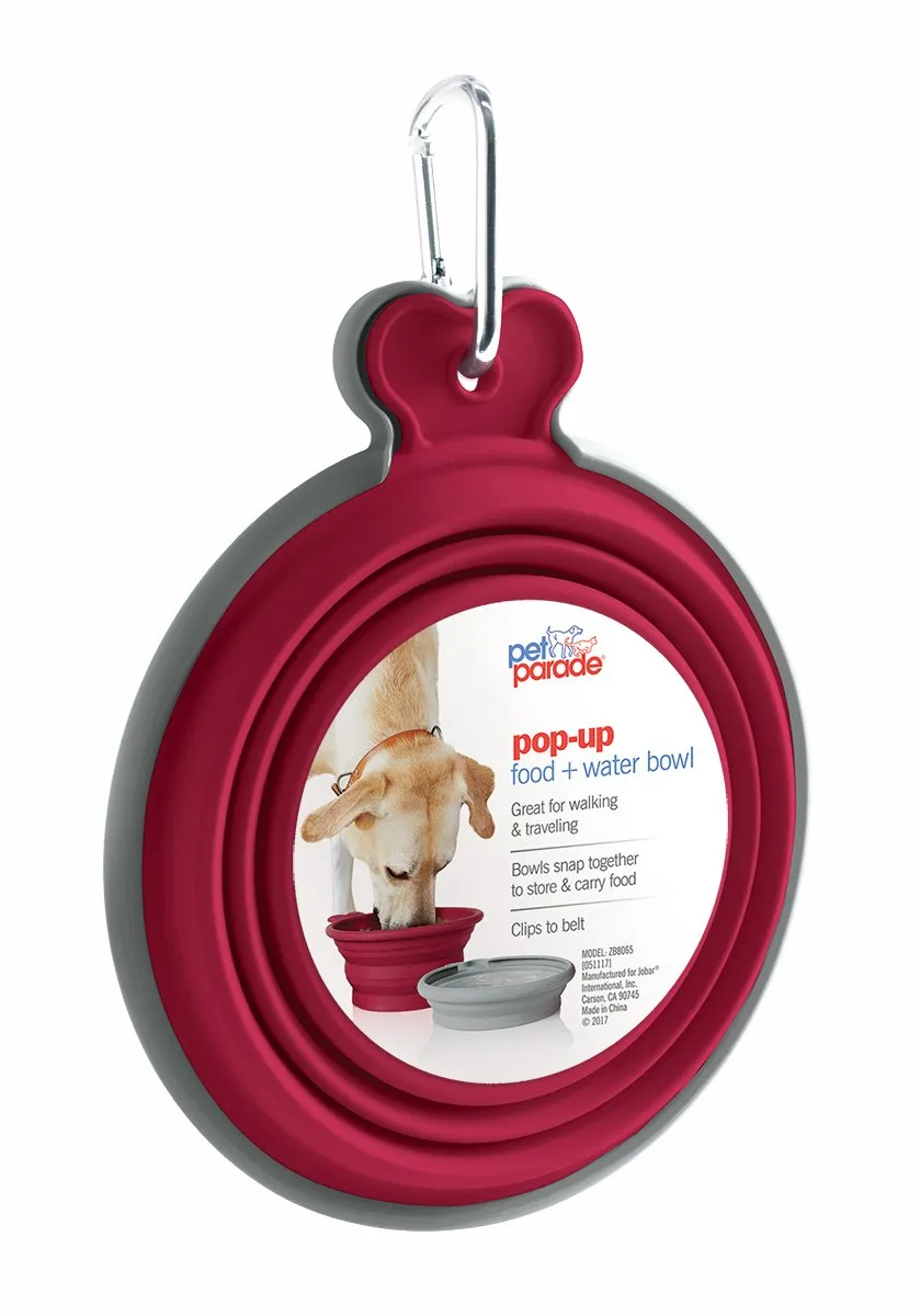 Pet Parade - Pop-up Food & Water Bowl