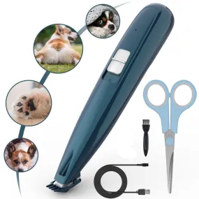 LED-Lit Pet Paw Hair Clippers: Enhanced Grooming Tool