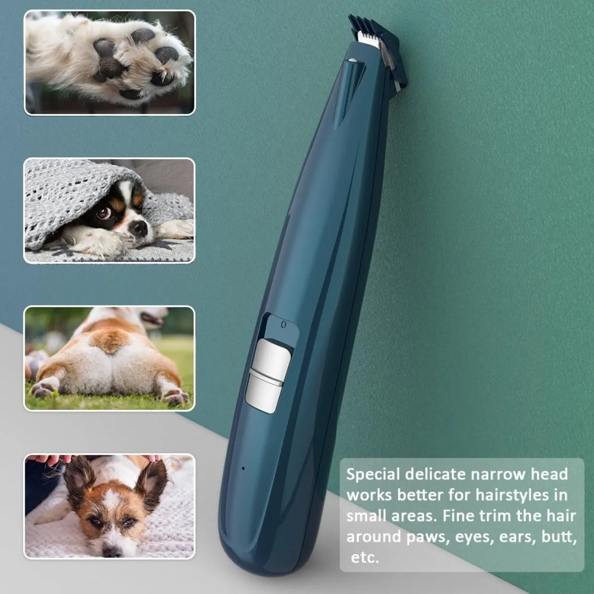 LED-Lit Pet Paw Hair Clippers: Enhanced Grooming Tool