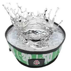 Pets First Ohio State Collapsible Pet Bowl