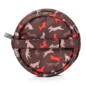 P.L.A.Y. Pet Lifestyle and You Scout & About Travel Dog Bowl Mocha