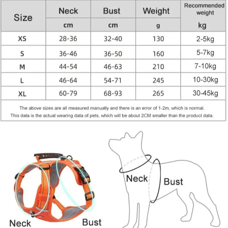 Reflective Adjustable Pet Harness