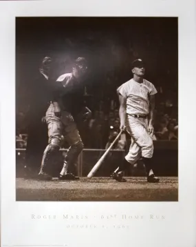 Roger Maris - 61st Home Run, October 1, 1961 by Herb Scharfman