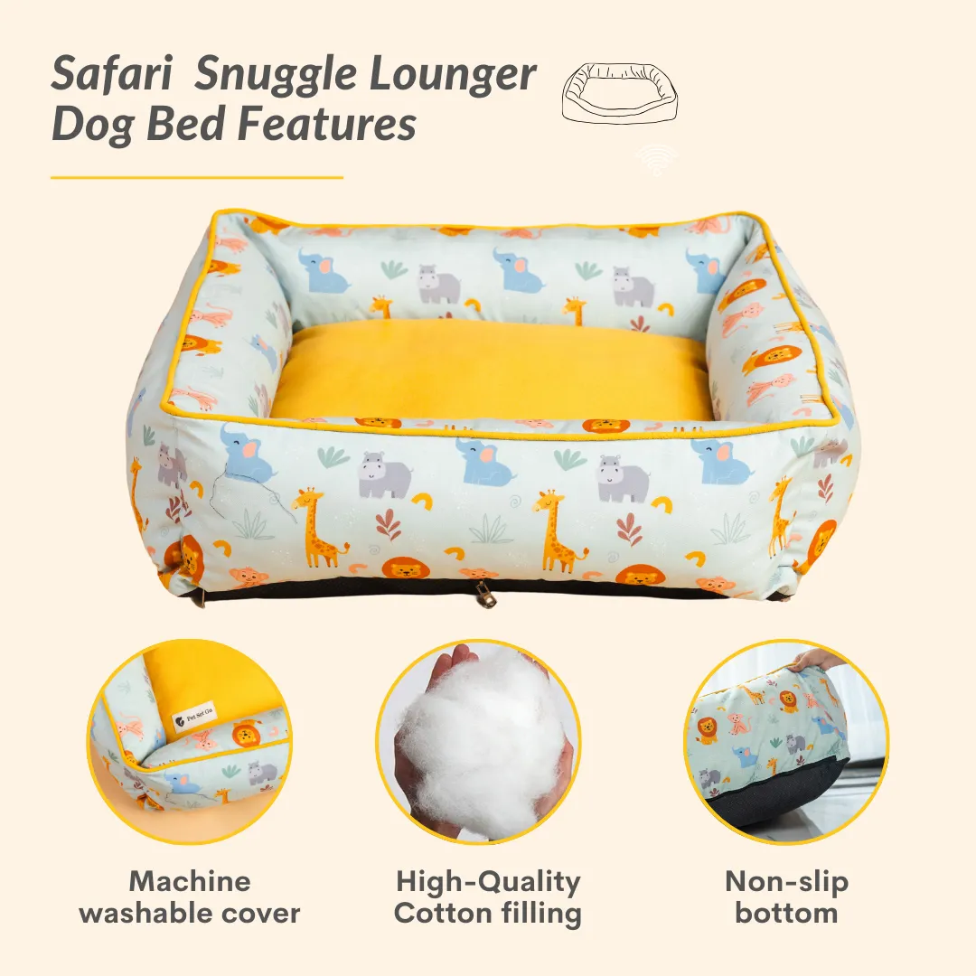 Snuggle Safari Lounger Dog Bed